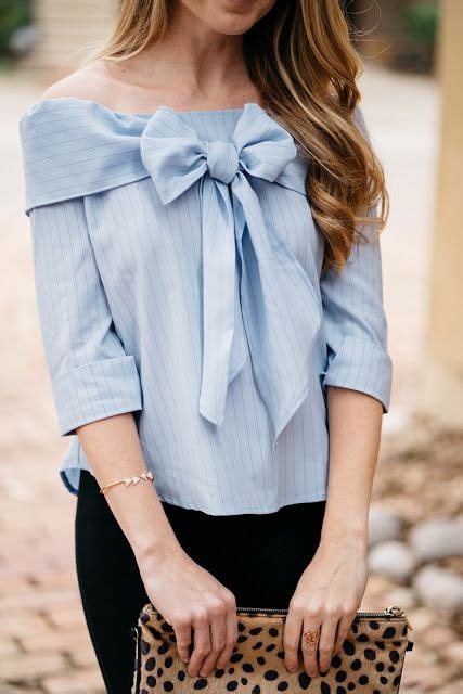 chicwish powder blue bow top the influenceher collective pinterest moda blusas de moda