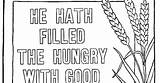 Coloring Hungry Bible sketch template