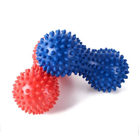 pvc yoga spikey massage gym balls spiky trigger therapy ball roller