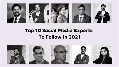 top 10 social media experts to follow in 2021 only for