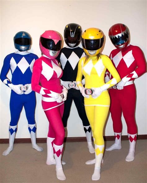 20 years of power rangers mighty morphin power rangers cosplay