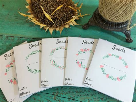 seed packet templates