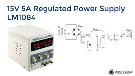 adjustable regulated power supply  lm ic