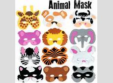 favor play lion tiger bear pig cat foam animal masks 24 animal masks