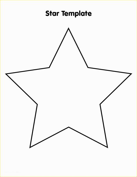 printable star template  stars  print  cut  star shape