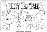 Year Celebration Colouring Coloring Pages Happy Activity Become Member Log Activityvillage sketch template