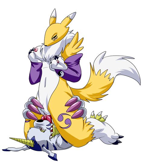 Rule 34 Anthro Bandai Breasts Darthglacier Digimon Female Fox Fur