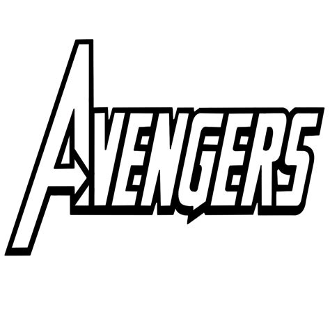 mavengers logo coloring coloring pages