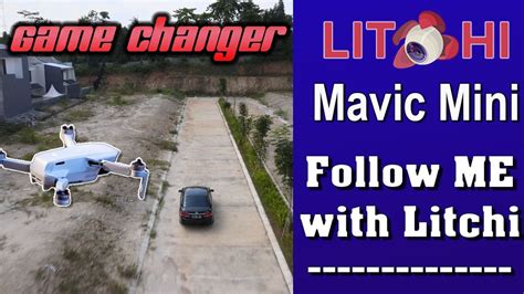 tutorial dji mavic mini active track follow tracking  litchi beta mavic mini video youtube