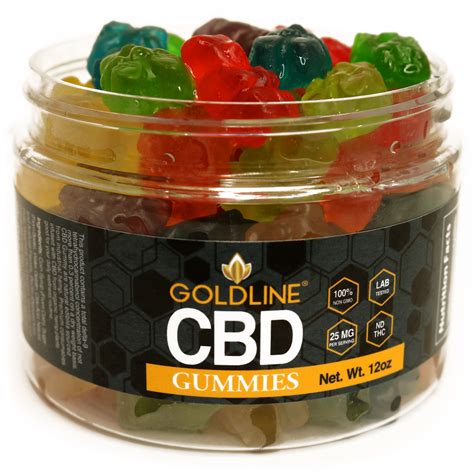 goldline cbd gummy bears large oz