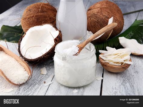 coconut products fresh image photo  trial bigstock