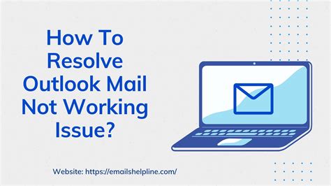 resolve outlook mail  working issue quick steps