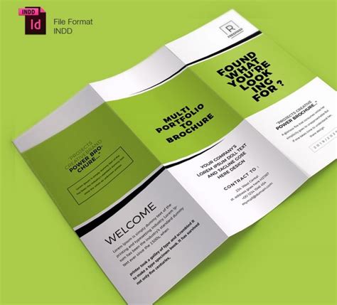 brochure templates  word indesign publisher