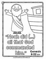 Noah Ark Preschool Lessons Noahs Printables Christianpreschoolprintables Obedience Goliath sketch template
