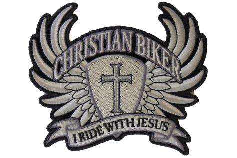 small christian biker patch  ride  jesus christian patches