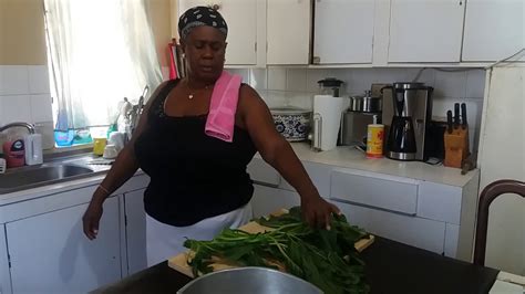 [how to] clean and shred jamaican calaloo youtube