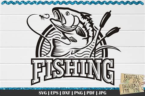 fishing logo svg fishing svg fishing svg file fish svg fish dxf