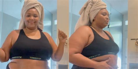 lizzo gives her belly loving affirmations in new instagram video