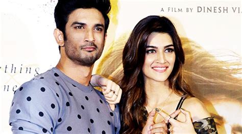 sushant singh rajput about kriti sanon she likes to talk a lot and i like to listen so it s