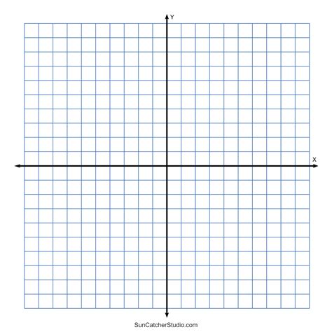 grid paper printable  quadrant coordinate graph paper templates