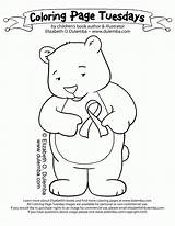 Coloring Breast Cancer Pages Ribbon Awareness Week Red Bear Printable Kids Color Tribute Tuesday Popular Coloringhome Dulemba Library Clipart Month sketch template