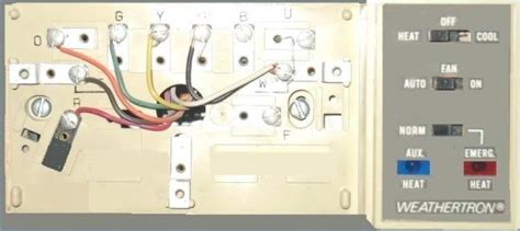 american standard thermostat wiring diagram