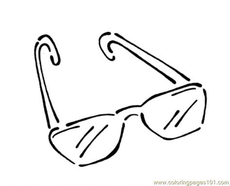 coloring pages sunglasses entertainment accessories