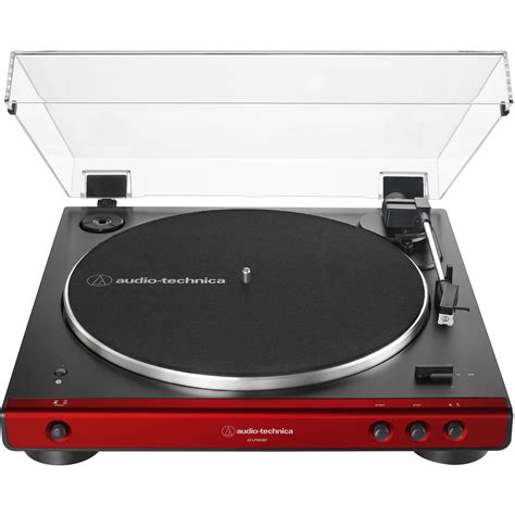 audio technica  lpxbt  fully automatic wireless belt drive turntable red  lp  xbt