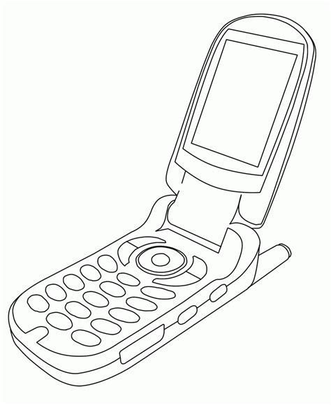 printable cell phone coloring pages printable templates
