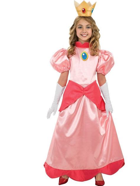 check out girls deluxe super mario princess peach costume 2018 girls