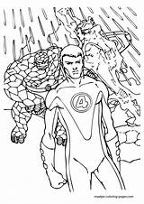 Fantastic Four Coloring Pages Print Browser Window sketch template