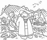 Pages Bible Activity Rich Coloring Parable Fool Little House sketch template