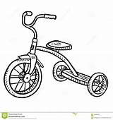Tricycle Sketch Children Coloring Child Doodle Format Style Clipart Vector Stock Getcolorings Printable Illustration Print Shutterstock sketch template