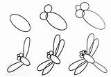 Easy Draw Animal Simple Drawing Figures Steps Step Tutorials Cute Kids Drawings Stuff Sketches Wonderful Idea Dragonfly Way Trusper Icreativeideas sketch template