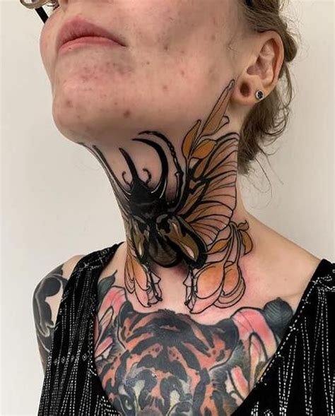 25 Gripping Throat Tattoos That You Ll Want On Your Neck