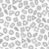 Naadloos Patroon Ontwerp Vormt Textieldruk Skandinavische Waterverf Visgraat Lineaire Juwelen Zwarte sketch template
