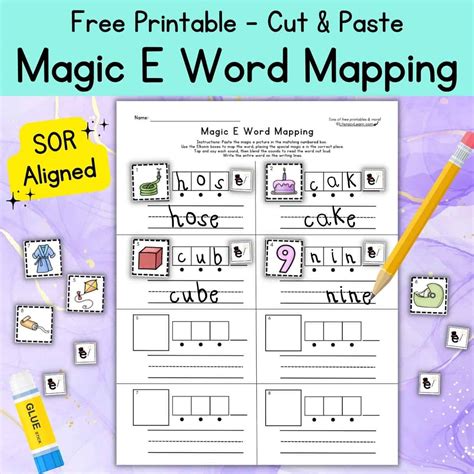cvce word mapping  printable worksheet literacy learn