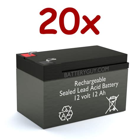 ah rechargeable sealed lead acid high rate battery set  twenty walmartcom walmartcom