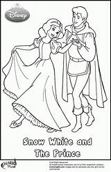 Coloring Pages Prince Snow Disney Princess Handsome Clipart Library Popular sketch template