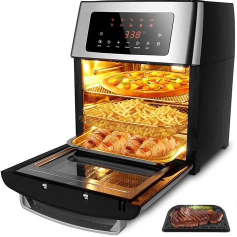 air fryer oven  air fryer toaster oven oilless cooker  digital lcd touch