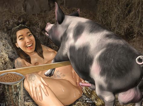 boar sex with girl sex photo