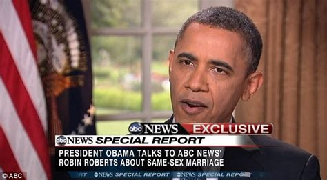 same sex couples should be able to get married obama