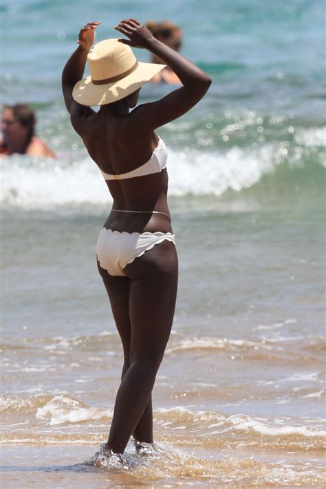 Lupita Nyong’o In Bikini At A Beach I Haeaii Hawtcelebs