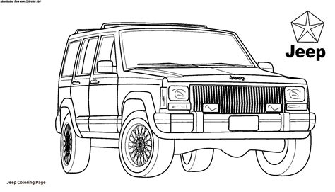 jeep coloring pages    print     jeep