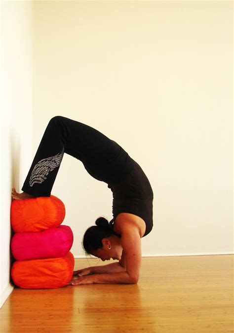preparation  scorpion pose yoga asanas iyengar yoga yoga fitness