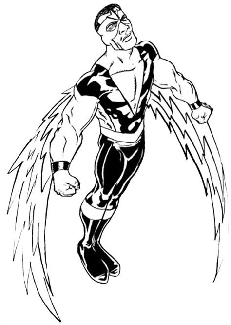 falcon sam coloring pages coloring pages