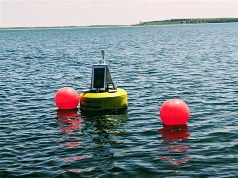 essp buoy  deployed  devils lake   summer season john  odegard school