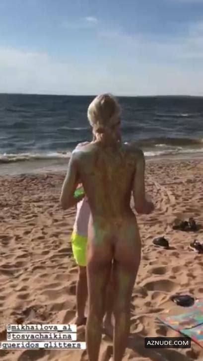 alyona mikhailova naked on the beach aznude
