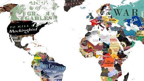 een allesomvattende kaart van de boeken die de wereld verslindt