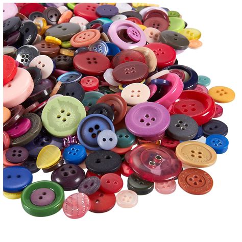resin buttons  pack colorful bulk buttons     holes  sewing art craft